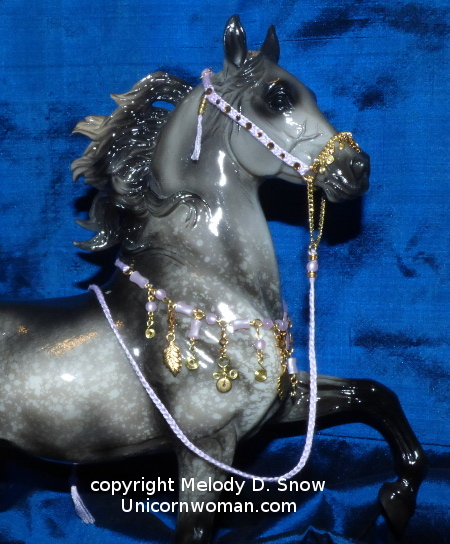 Scale Miniature Arabian Presentation set by Melody D. Snow - unicornwoman.com