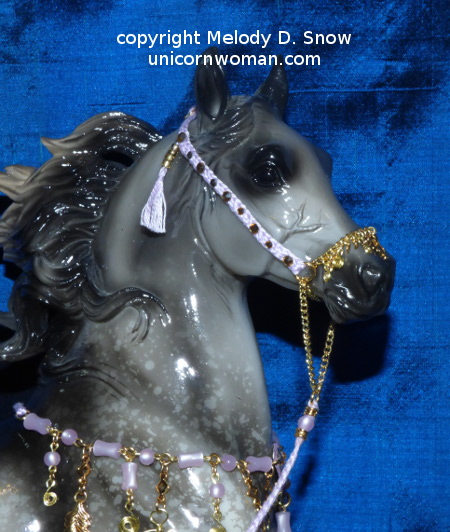 Scale Miniature Arabian Presentation set by Melody D. Snow - unicornwoman.com