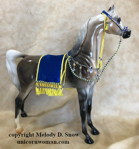 Scale Miniature Arabian Presentation set by Melody D. Snow - unicornwoman.com