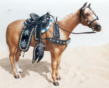 Turquoise Parade Saddle